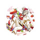 Red-Tong Wenhao Wild Dog scene laser bar Ji Atsushi Dazai Osamu Kida Duo Surrounding Guanya Guko, complete set of 24 pieces without duplication badge