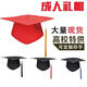Lei shixing hat con copa personalizado sombrero de copa de dieciocho años para adultos top para estudiantes sombrero de licenciatura plástico