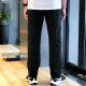 
Nike (Nike) straight-leg pants men's pants 2025 spring new gray sweatpants sweatpants loose comfortable casual running training trousers DM6627-010 black woven straight S