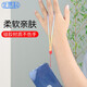 Best Coac mobile phone lanyard Camera short wrist rope USB key lanyard suitable for Apple/Huawei/Xiaomi/OPPO mobile phone case silicone soft BC-XS2 rainbow color
