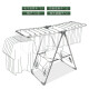 Ou Runzhe clothes drying rack floor-standing folding clothes drying rack indoor clothes rack clothes drying rod balcony clothes drying rack 126cm