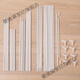 Manshidai mosquito net bracket single buy mosquito net rack student dormitory bracket pole iron paint single buy stand accessories 12*12*12mm tees 4 other