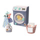 Children's House Playing Toy Set Electric Rotable Water Outlet Mini Children's Drum Washing Machine Children's Day Gift Weier Powder