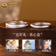 CHINA GOLD 999 Pure Silver Ancient Method Ring Couple Ring Men's and Women's Pair Rings Practical Valentine's Day Birthday Gift for Girlfriend Today/Next Day Delivery* Ancient Method Ring Couple Ring Medium Gold Gift Box
