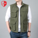 
JP Outdoor Men's Vest Multi-Pocket Casual Working Vest Thin Quick-Drying Horse Clip 2677 Khaki M (suitable for 110Jin [Jin equals 0.5 kg]-125Jin [Jin equals 0.5 kg])