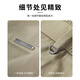 
Dancing with the wolf [smooth mulberry silk/cool] Commuter elastic breathable men's casual pants 701 khaki 50/M