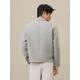 GXG Men's Vêtements, simple veste courte à double face en laine lâche à double face pour le style nouveau hiver de 23 ans, couleur de fond gris m