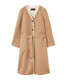 Loro Piana 24fw Long Sleeve Cashmere Coat Damenfarbe FAO6174 20 XS NEU