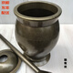 New type of medicine jar, pestle, brass cup, mortar, mortar, mortar, stone mortar, medicine cup, punching tube, mashing garlic grinder, medium multifunctional copper mashing jar