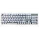 Logitech K845 font-transparent PBT rainbow keycap/lipstick beauty/punk/national trend/Little Liu duck keycap k845 chocolate keycap