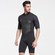SBART new wetsuit men's one-piece 2MM short-sleeved neoprene thickened warm surfing snorkeling winter swimsuit 1069 black L