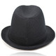 Old man's hat for men 60, 70, 80 years old, spring and autumn hat, suit material, middle-aged jazz hat, autumn and winter casual men's hat, black 58 cm