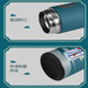 Aisher Party Miembro Souvenir Practical Graduación Souvenir Termos Cup Red Box Copa de agua Regalos Awards Guofeng Smart Thermos Cup Dark Blue-Lingyun Xianhe