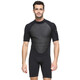 SBART new wetsuit men's one-piece 2MM short-sleeved neoprene thickened warm surfing snorkeling winter swimsuit 1069 black L