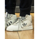 
Adidas (adidas) Clover men's and women's shoes sports and casual high-top shoes 2023 winter IF2694 IF2678 beige_yellow 42