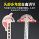 Xiali carpentry ruler edge ruler angle ruler woodworking design measurement tool multifunctional arc semicircle movable square ruler 10 inches