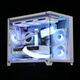 Gigabyte i5 14600KF/RTX5070Ti/5060TI Snow Eagle Ice Falcon water-cooled pure white sea view room network game live broadcast AI design rendering desktop home computer host five i5 14600KF丨5070 Snow Eagle