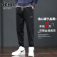 
JEEP SPIRIT2025 Summer Thin Casual Pants Men's New Loose Foot Harun Sports All-match Working Pants Boys 689 Black Regular 2XL (145-165Jin[Jin equals 0.5 kg])