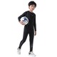 Alen Botun Children's Tight Clothes Basketball Sports Suit Quick-drying Clothes Training Football Boys Highly Elastic Inner Basement Clothes Sci-Fi Suit Model Picture S/140 Size (Recommended 130-140cm 50-65Jin Jin is equal to 0.5kg
