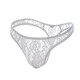 Kinder sexy Unterwäsche Leidenschaft Versuchung Briefs SM Herren Spitze Tanga trainieren nisset sexy Unterwäsche transparente Männer t-Pants Gay Homosexuell Weiß L.