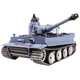 Henglong Gran Tigre alemán Tank Tank Model Car Model de juguete para niños Metal Track Boy Gift Professional Deluxe Edition (All Metal Wheel sin telescópico) 1800 mAh Batería
