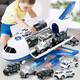 Baolexing children's toys 3-6 years old large size can tell stories airplane simulation passenger plane car model boy birthday gift