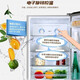 Haier household double-door small two-door refrigerator air-cooled frost-free two-door ultra-thin fresh-keeping rental room 170 liters energy-saving electricity-saving trade-in subsidy BCD-170WDPT 190 liters refrigerator air-cooled frost-free + DEO odorless + height 1.53 meters