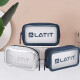 LATIT [JD.com's own brand] travel transparent water-repellent cosmetic bag, business trip toiletry bag, storage bag, bath bag, travel portable bath bag, bath bag blue