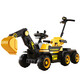 WORK BABY children's excavator toy car can be seated for men and women remote control electric excavator can be seated for large-sized engineering vehicle hook machine medium green dual drive + 7A battery + excavator arm electric excavator
