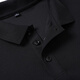 Holzspecker (Tucano) Kurzärärmelte T-Shirt für Männer Solid Color Business Casual Classic Polo Basis Shirt Vielseitige Top Männerkleidung schwarz 2xl