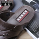 [Goma de Vietnam] nuevas sandalias de hombres de estilo coreano para el verano, sandalias masculinas de calidad cómodas y duraderas, de calidad, negro (JB698) 42, una talla más pequeña.