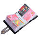 QIGER card holder large capacity multi-card slot multi-function card holder women's card holder men's ID holder card holder business card holder wallet card holder black (60 card slots)