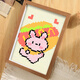 The new style of the new cross-stitch small piece of the student's cute cartoon simple student beginners. Cotton 1348 small mushrooms without frame