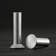 
Jianwei countersunk rivet M2M2.5M3-M8 flat cone head solid aluminum rivet GB689 flat hat hand-knock flat head rivet traffic sign sign nail 6*30 (10 pills)