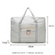 Bonaling travel storage bag luggage bag handbag large capacity travel business supplies can be used to cover trolley luggage bag portable trolley bag travel storage bag [khaki]