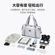 POLO travel bag, women's handbag, men's sports and fitness bag, dry and wet separation large capacity luggage bag, single shoulder crossbody, expandable