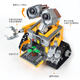 Yuxing Model King Boy Monting Building Blocks Programmierroboter Wali Elektrische Fernbedienungsstrecke Rennspurmodell Kinderspielzeuggeschenk Statische Version Wali Roboter Bausteine-687 Partikel kompatibel mit LEGO-Programmierroboterbaubausteinen