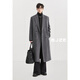 
Earl Dowel Goose-in-Line Full Wool Double-Side Wool Coat 100% Men's Long Over-Knee Warm Jacket 2024 Autumn and Winter New Style Black (plus removable-Goose-In-Line) M (170)