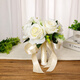 La main de Ren Shanxiang tenant des fleurs, la main de la mariée tenant des fleurs, le bouquet de simulation de mariage, obtenez un certificat et prenez des photos, des accessoires, du bouquet d'hortensia de mariage, des fleurs en tenant à la main, un sac cadeau rouge 1 pièce 1 pièce