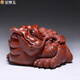 Gold inlaid jade, handmade by teacher Wang Renbing, three-legged golden toad tea pet tea table decorations, Yixing purple sand tea table decorations, kung fu tea set, Wang Renbing Jinbao golden toad