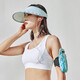 Pelch and sports mobile phone arm bag outdoor men and women wrist bag fitness running wear-resistant breathable equipment universal wrist bag Mint green print L