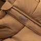 Мужская куртка Adidas PUFFY DOWN JKT Warm Core Technology Warm 600 с капюшоном на утином пуху JV6189/Desert Brown S