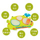 
Bile (B.) Bile toy Rap frog electronic drum toy hand-eye coordination training percussion instrument hand-pat frog drum gift frog drum + sticky target ball big mouth shark