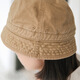 Buyyii Kurzbrenner Fischerhut für Frauen im Sommer Eimer Hut für Frühlings- und Herbst-Sonnenhut für Frauen im Sonnenschutzhut Trendy Japaner und koreanischer Stil Vielseitiger Becken Hut Zy-98 Khaki (Model Features) M (56-58 cm)