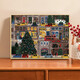 Galison Winter Lights Рождественские Diy цифровой масляной картины раскраски ручной подарок в стиле стиль высокий вид декоративная живопись висящая живопись QX15847 30*40 см толщиной твердое дерево внутренняя рама + изысканная внешняя рама (
