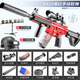 Yunya children's birthday gift 8-12 years old manual assault rifle toy electric bursting soft bullet gun for boys 1 2.05 manual 50 rounds silver manual standard
