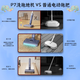 Haiqingxin (HiKiNS) wireless floor scrubber sweeping and mopping integrated self-cleaning dry wet separation sweeping and mopping household floor scrubbing machine [unique design] P7 ink blue is easy to use and beautiful
