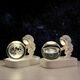 Fascini Astronaut Night Light Little Prince Crystal Ball Luminous Base Desktop Ornament Birthday Gift Beloved Astronaut - Starry Sky Gift Box