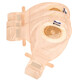 
Kangle Baoshengshu One-piece ostomy pocket One-piece open pocket flesh-colored stool stool bag Can cut hole diameter 10-66mm [5 pieces/pack] Meat color ostomy pocket 15251 (flat)