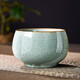 Eight Thousand Lines Tea Cup High-end Master Cup Ceramic Kung Fu Tea Cup Ru Kiln Open Slice Built Office Home Single Person Tea Cup